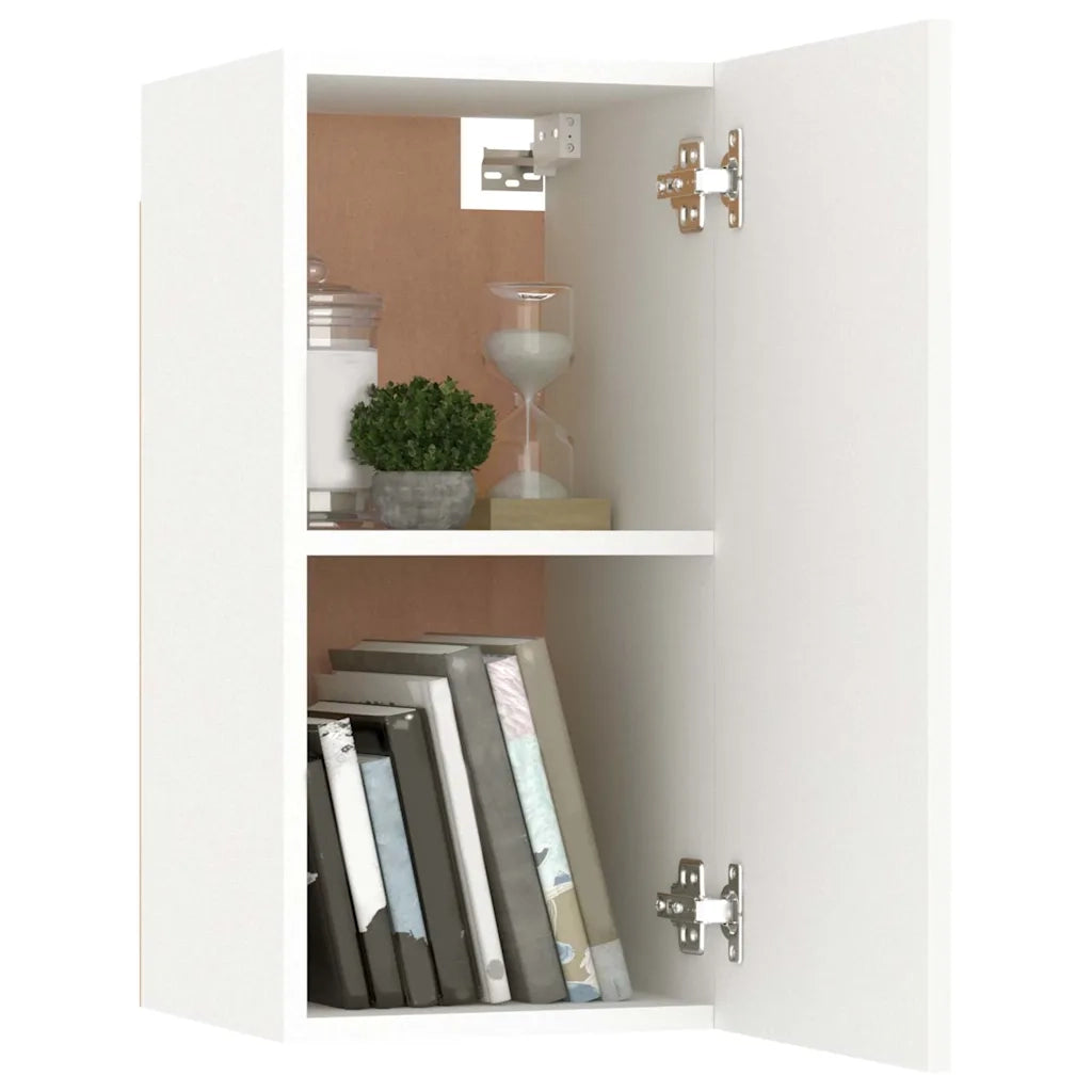 Set Mobili Porta TV 7 pz | Armadietto TV | Mobile Porta TV Bianco in Legno Multistrato