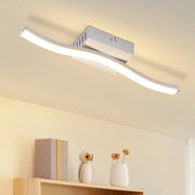 ZMH Plafoniera LED argento 6W moderna plafoniera bianco caldo 3000K per soggiorni camere da letto cucine e corridoi