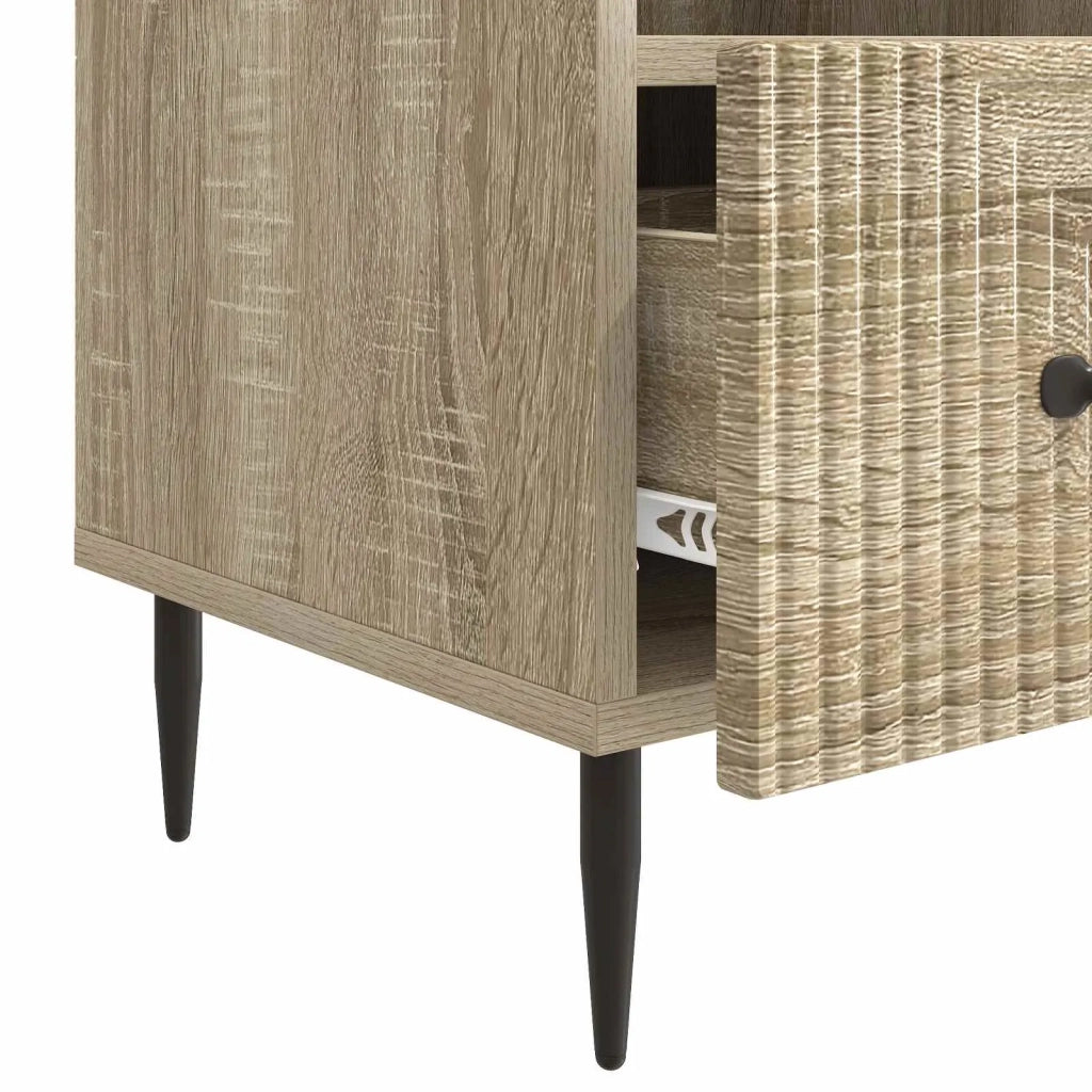Mobile TV Rovere Sonoma 102 x 34,5 x 50 cm Legno ingegnerizzato 894907