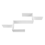Mensola da parete mobile contenitore di design 104 cm bianco 03_0005205