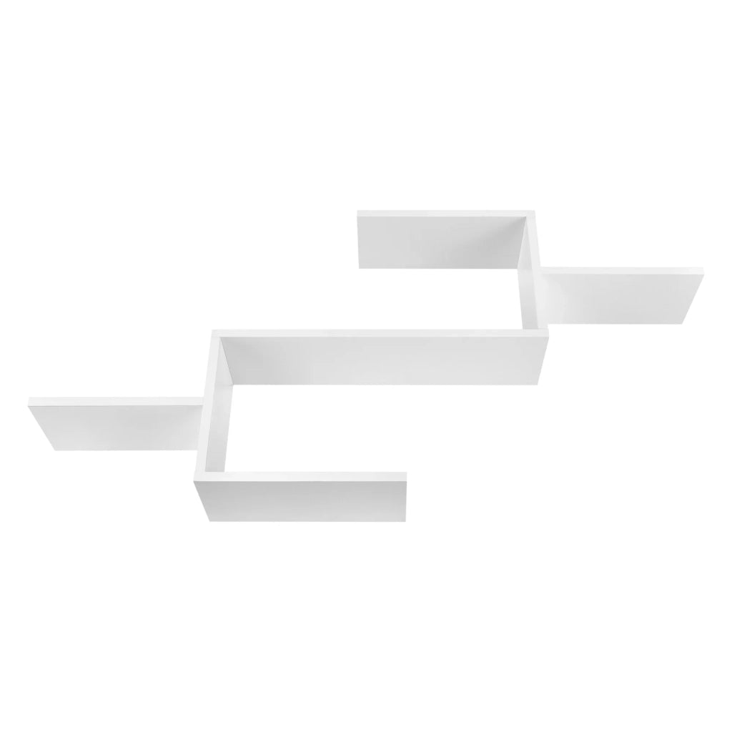 Mensola da parete mobile contenitore di design 104 cm bianco 03_0005205