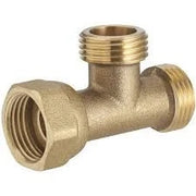 Raccordo 3 vie mmf ottone giallod.3/4