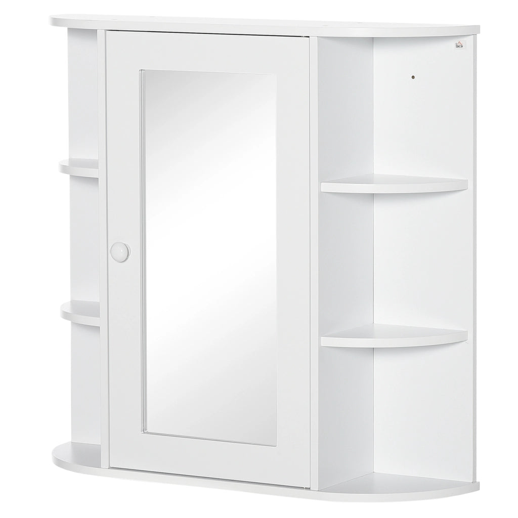Mobile bagno con specchio ¨C Minimal ¨C 66x17x63 cm bianco