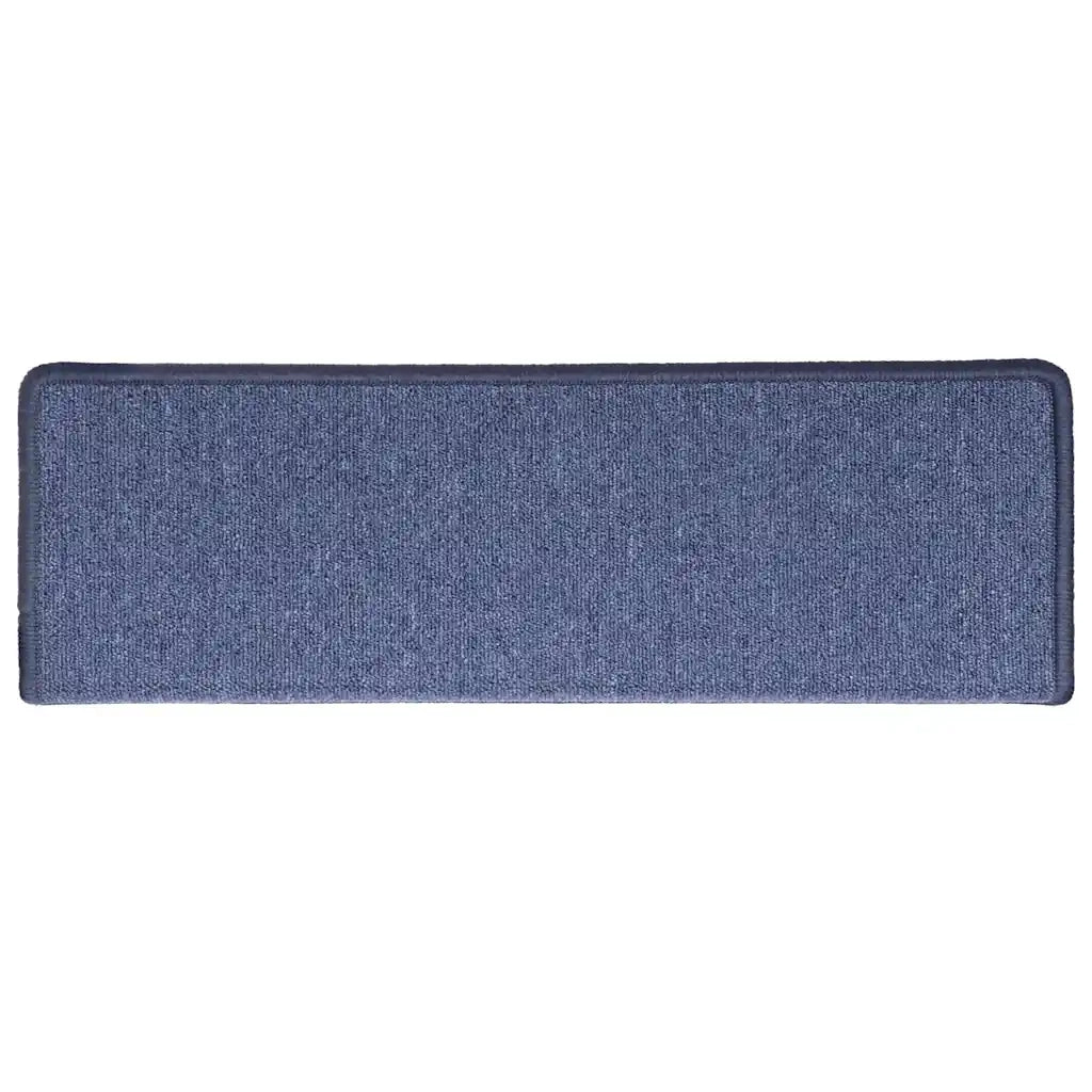 Tappetini per scale 30 pz 65x21x4 cm Blu Bordo rettangolare 3365772