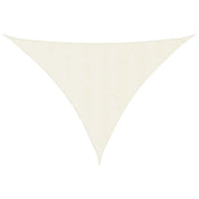 Parasole a vela | Telo Ombra | Vela da ombra Oxford Triangolare 4x5x6,4 m Crema
