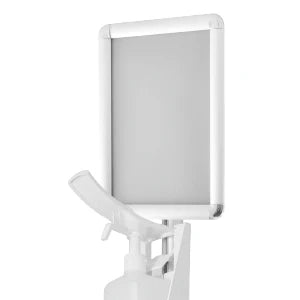 Porta Dispenser Gel EASYPUSH con portacomunicazioni
