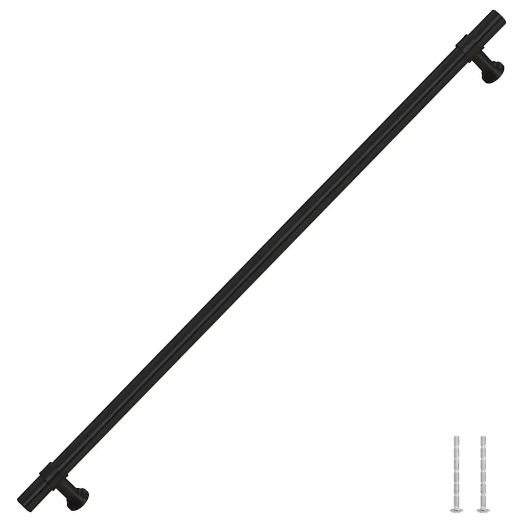 Maniglie per Mobili 5pz Nere 320mm in Acciaio Inox 155426