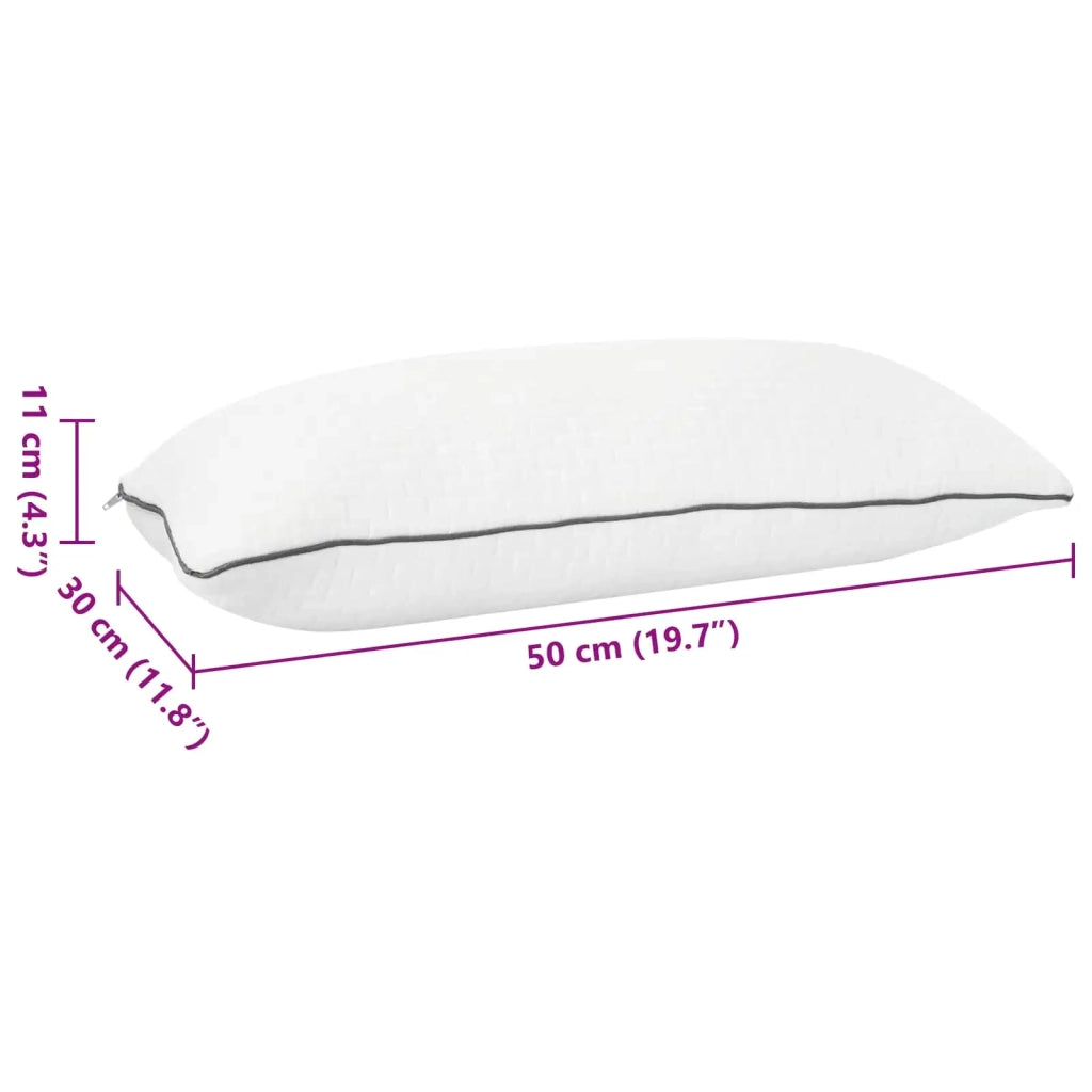 Cuscino Shread Bianco 50 x 30 x 11 cm Schiuma Memory 42020220