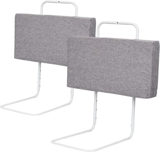 Bicicletta per bambini in legno con freno a mano e pedali, 50x28 cm, colore grigio, protezione per caduta
