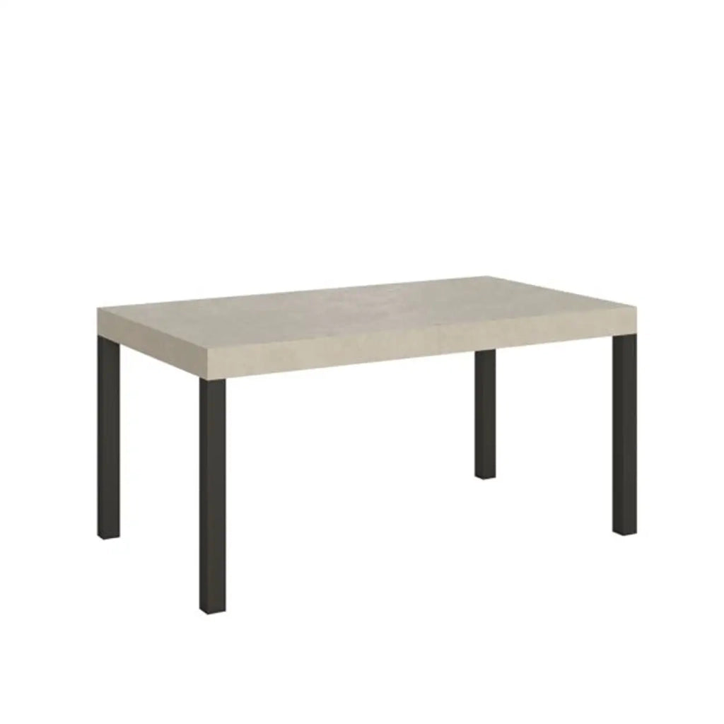 Tavolo allungabile 160/264x90 cm Everyday Premium cashmere gambe antracite