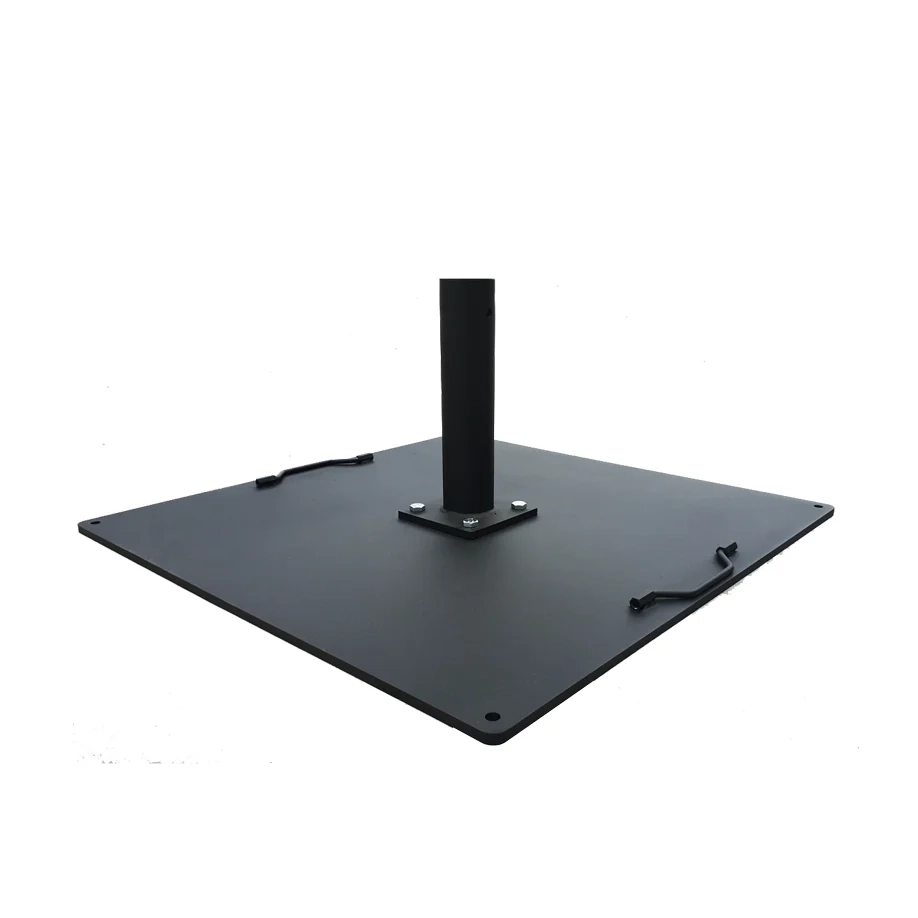 Base per ombrellone elegante in metallo verniciato NERO - Ã¸ 55 mm