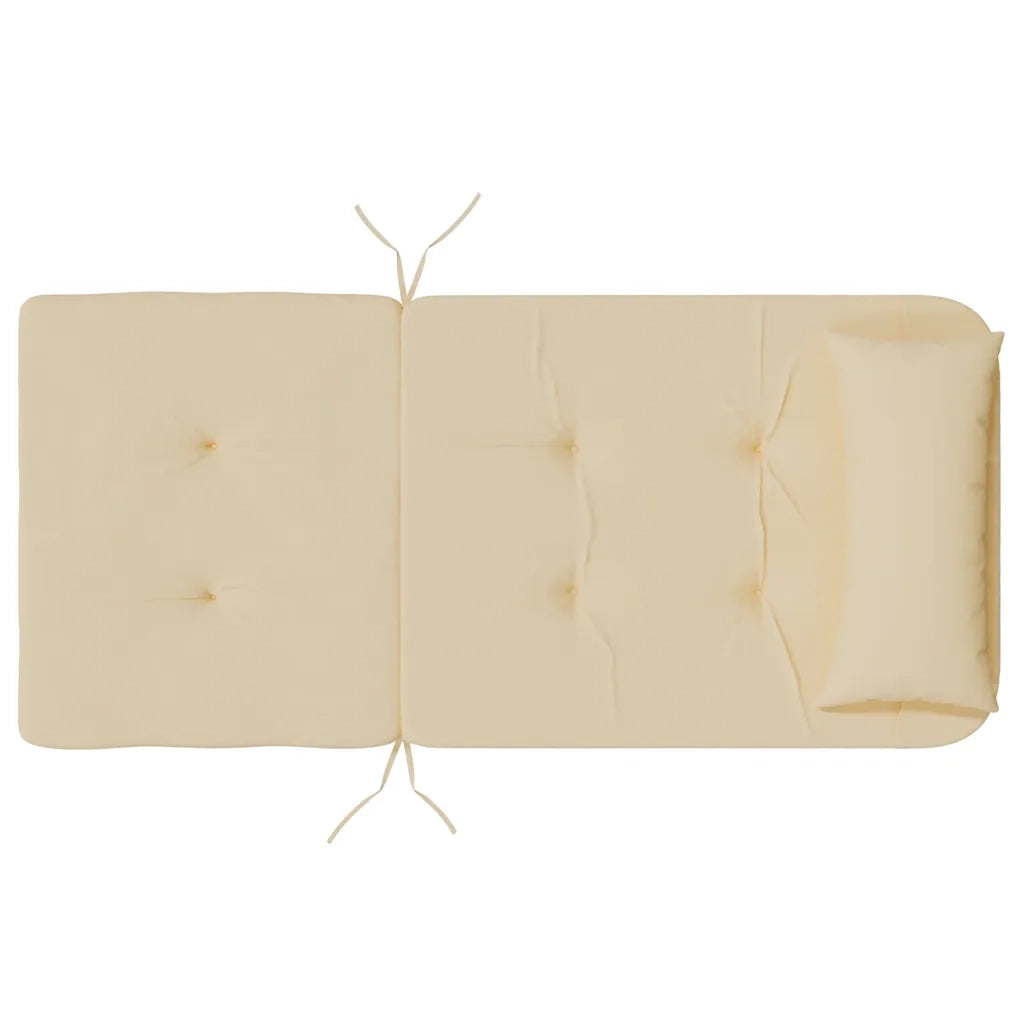 Cuscini per Sedia Adirondack 2 pz | Cuscini per sedie Beige in Tessuto Oxford
