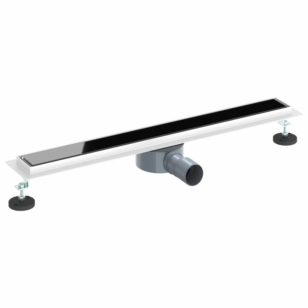 Scarico doccia con copertura in vetro e sifone a 360° 70 cm 42015975