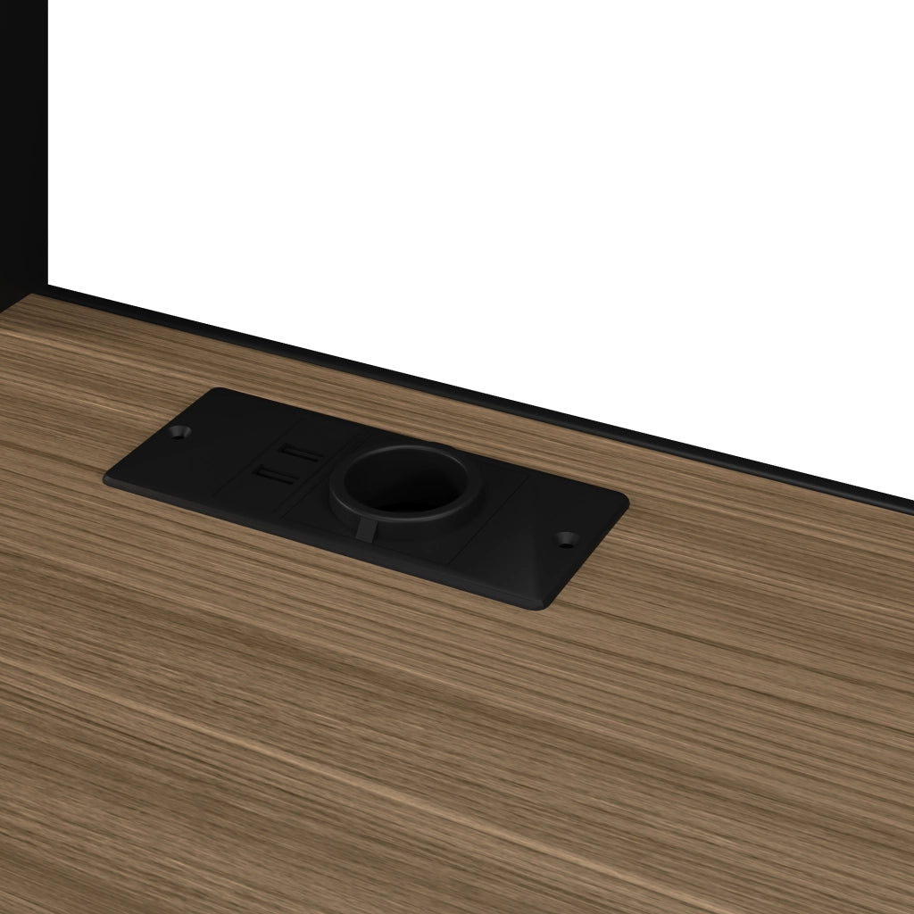LETTO a soppalco con scrivania 90x200 cm metallo nero