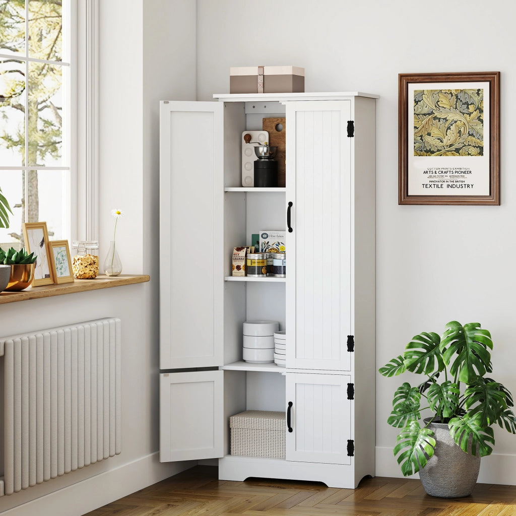 Mobile da cucina con ante e ripiani ¨C Xylo ¨C bianco MDF 2 ante 3 ripiani