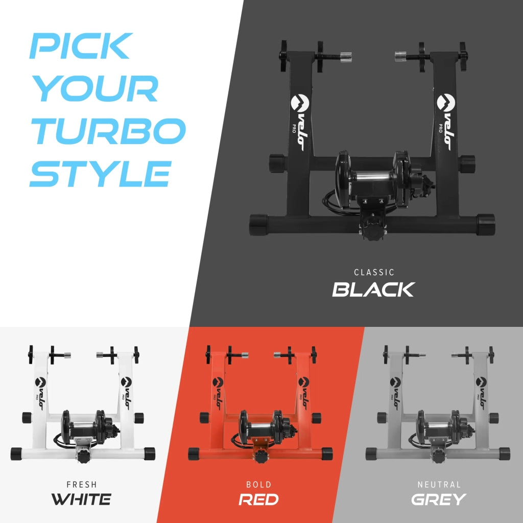 Velo Pro Rullo – Nero | Trainer per bici 26”–28”