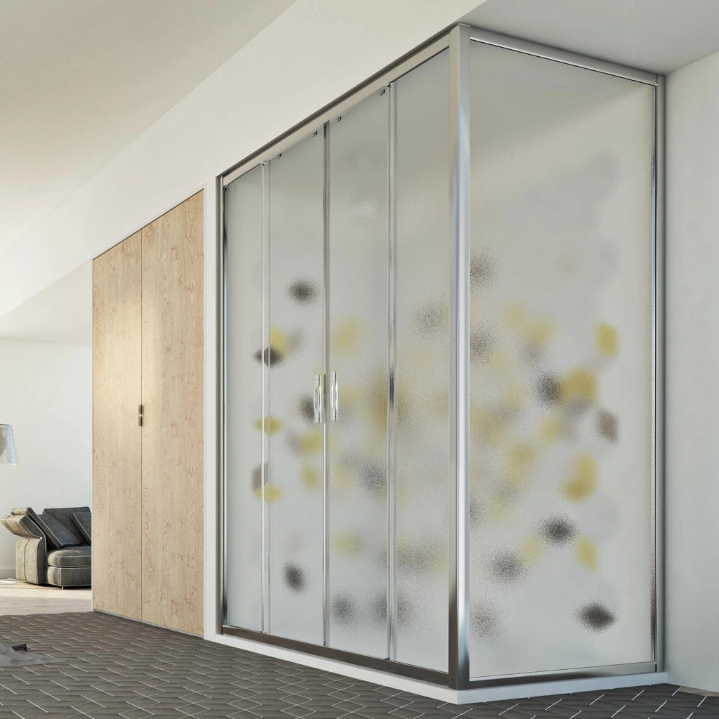 Box Doccia 70x180 CM H198 stampato C mod. Young Duo 2 Ante