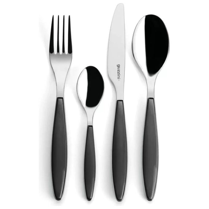 Guzzini Feeling Set 6 Cucchiaini Te' Grigio Plastica 12 cm