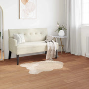 Tappeto in finta TAFALLA Beige 60 x 90 cm Poliestere 42021497