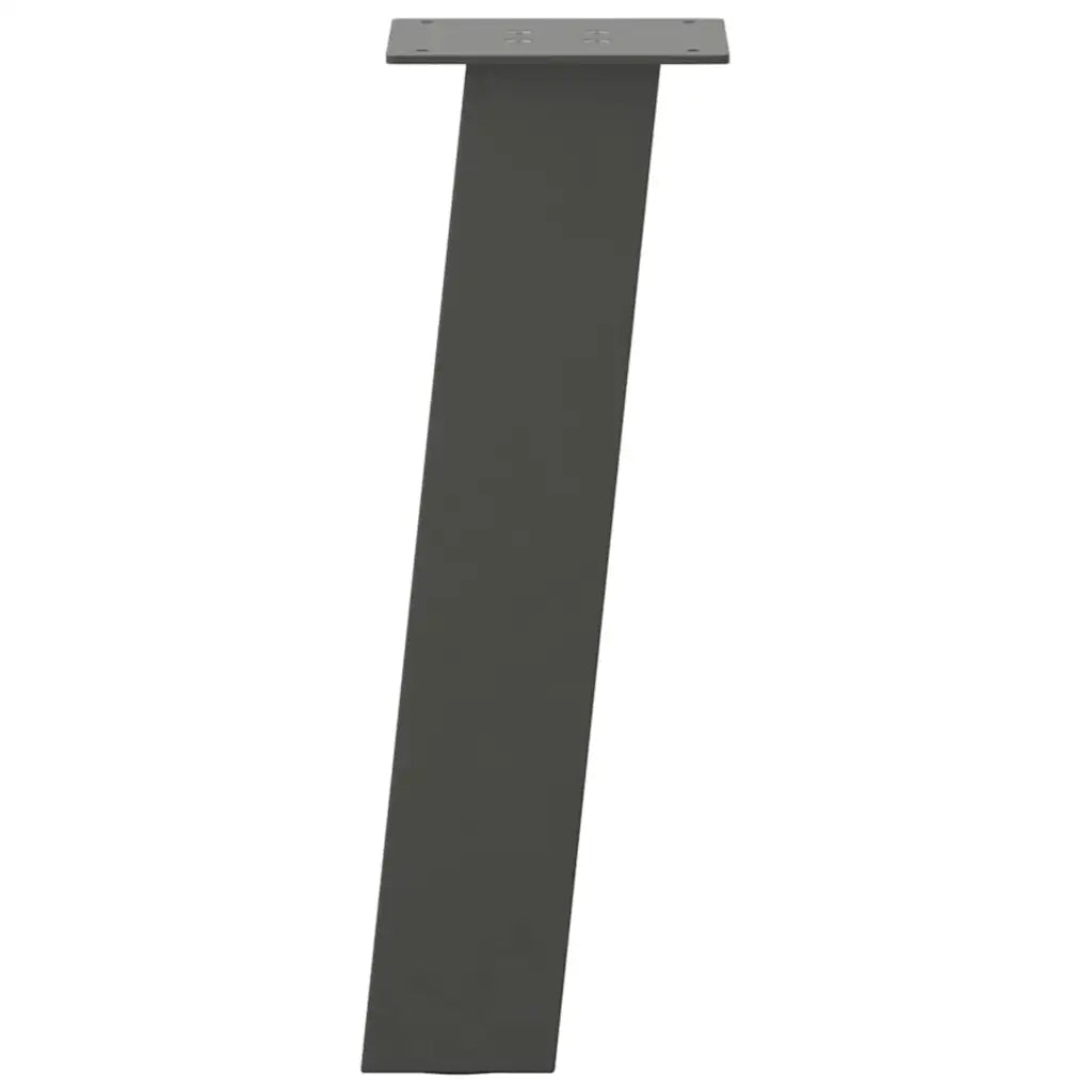 Gambe per tavolino 4 pz Antracite 42 cm Acciaio 4012502