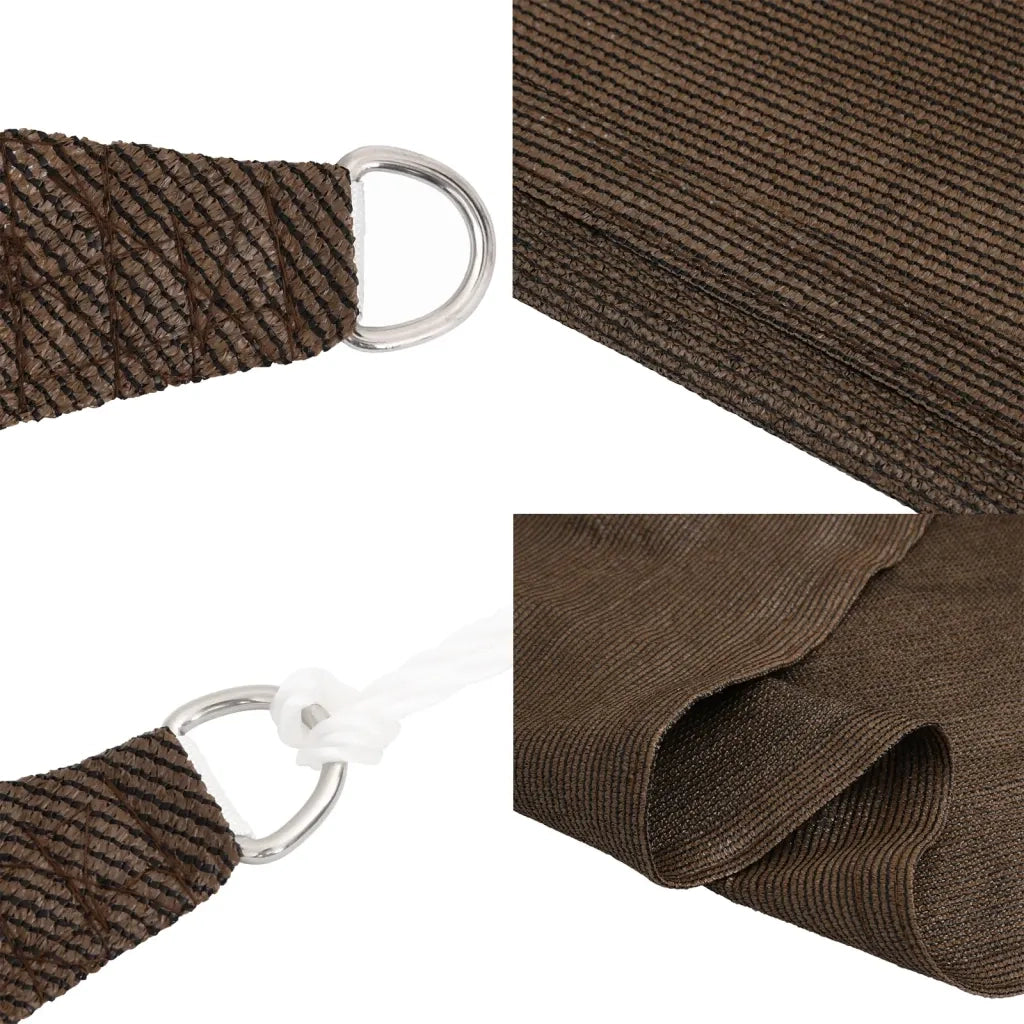 Vela Parasole 160 g/m² Marrone 5x7 m in HDPE 311797