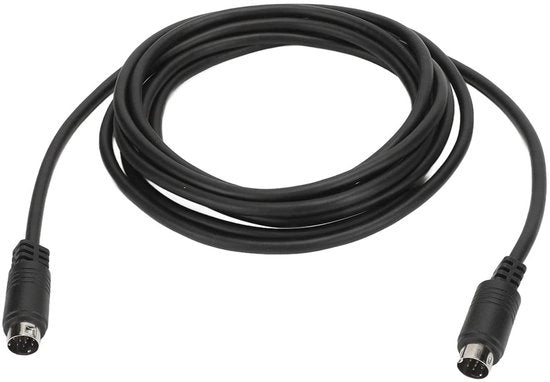 Cavo audio ingresso 9-pins maschio a 9-pins maschio - 2,95m - Mini Din ingresso audio - Adatto per Media Center e altoparlanti - Peso 0,15kg