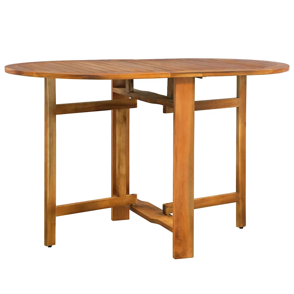 Set da pranzo da giardino da 5 pz in Legno Massello di Acacia 3086969