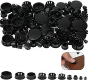 Set di Coperture per Fori di 150 Pezzi - 10 Dimensioni - Stopper per Blindature - Coperture per Fori di Boring - Copertura per Viti - Diverse Dimensioni