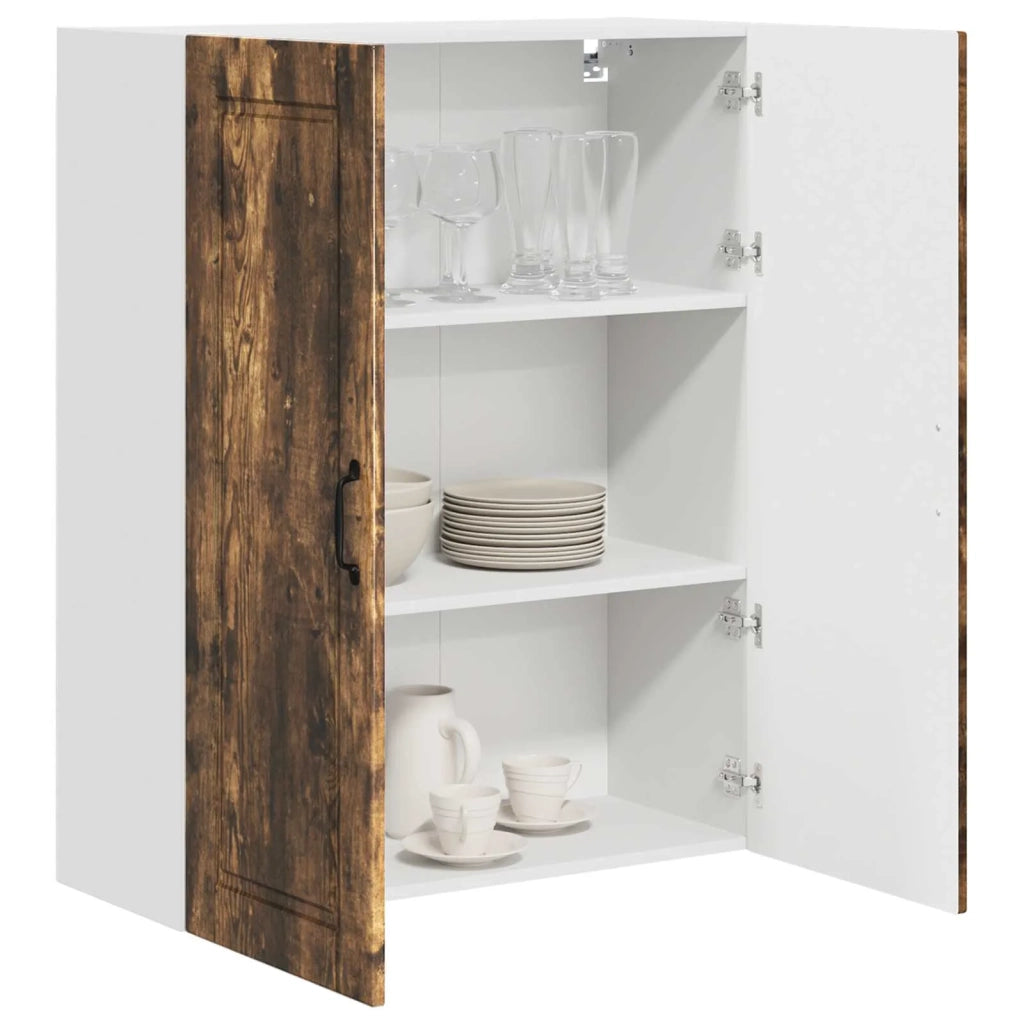 Armadietto a muro PORTO Rovere fumé 80 x 31 x 100 cm 885500