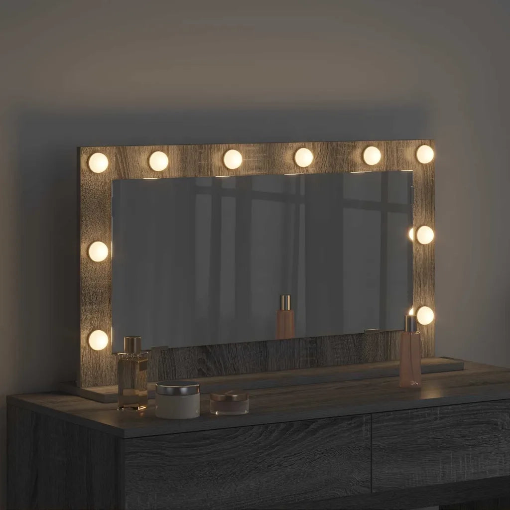 Specchio da Vanit¨¤-Specchio da Trucco Grigio Sonoma 80 x 45 x 18 cm