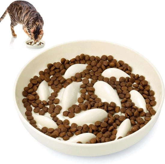 Piattaforma alimentare antiscivolo per gatti e piccoli cani 16 cm x 16 cm