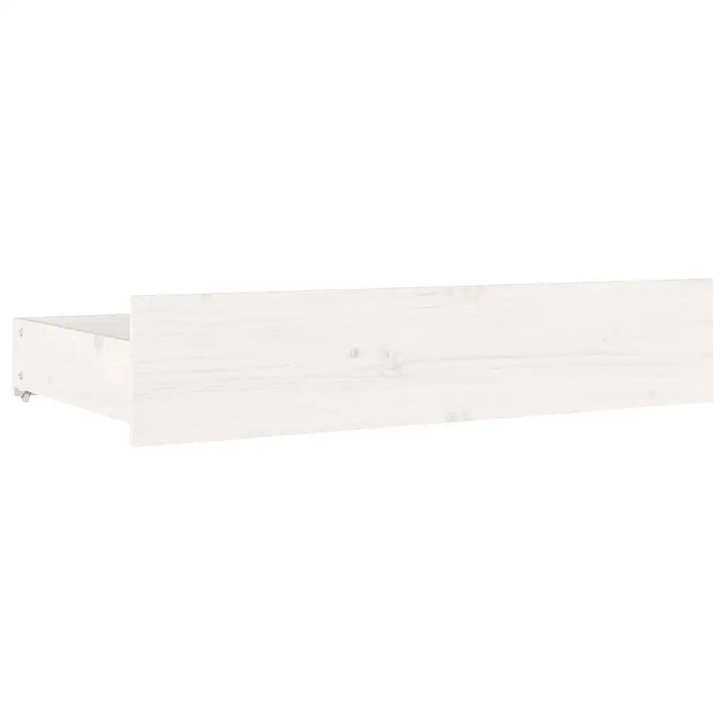 Letto matrimoniale | Letto per adulti | Giroletto con Cassetti Bianco 140x200 cm