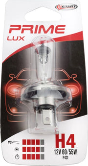 H4 Lampadina Singola Alogena per luci auto 12V 60/55W P43t