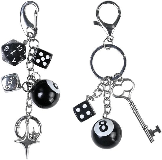 Accessori per tas e chiavi con viti, E 8, accessori da viaggio retro con estetica accattivante per borse e tasche, simpatici e personalizzabili accessori per le chiavi per signore e signori, hanger per borse alla moda