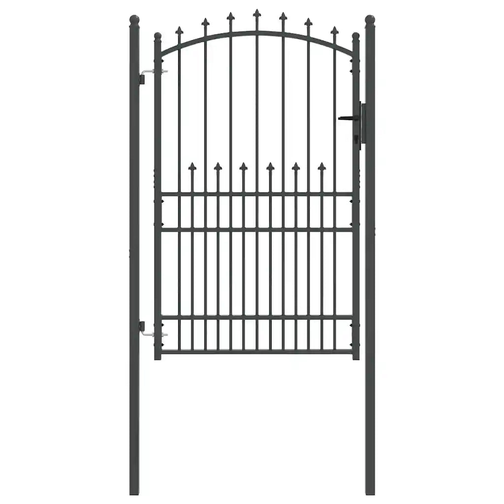 Cancello della recinzione con punte EMMEN 200 x 100 cm 42009021