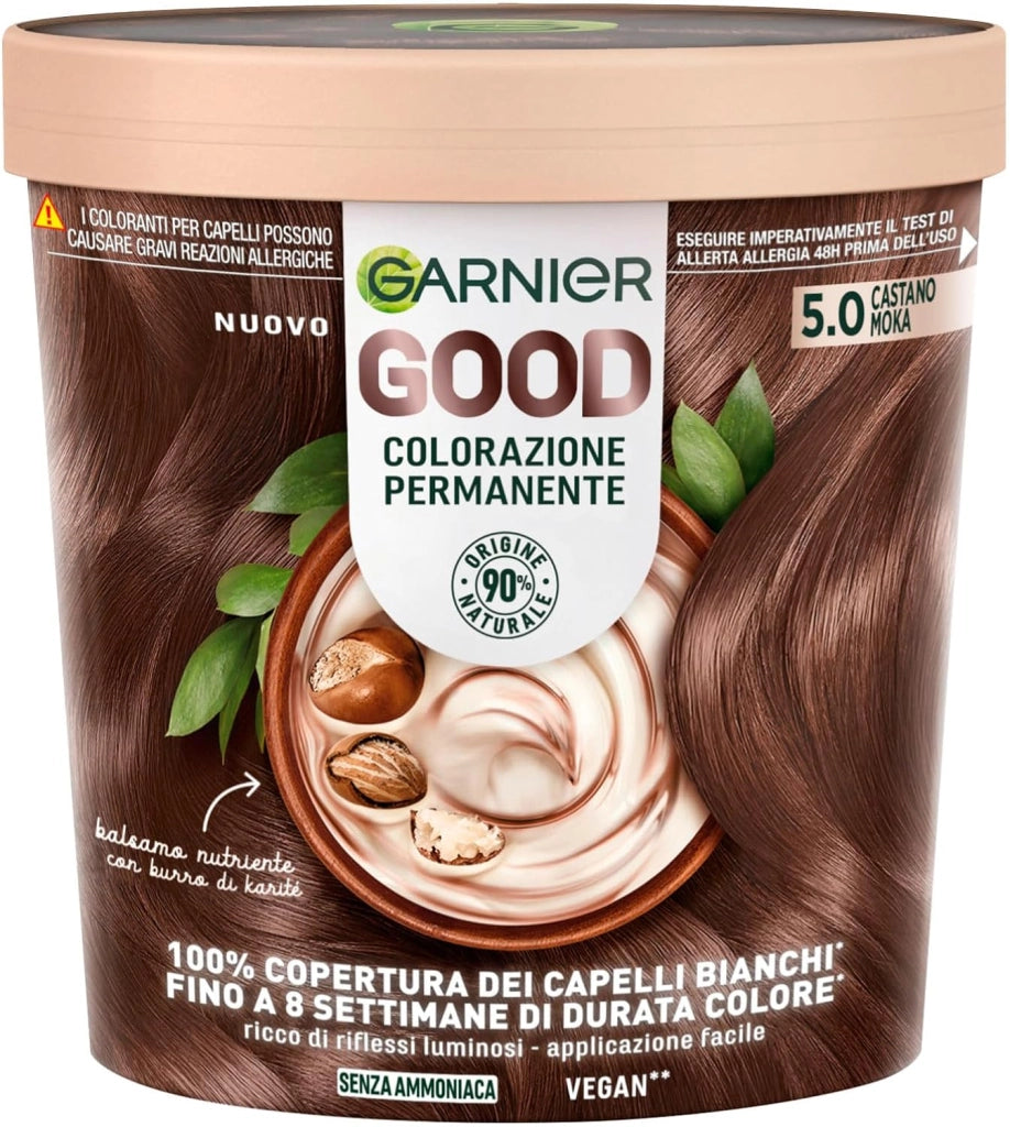 SET 3 GARNIER COLOR GOOD TINTA CAPELLI SENZA AMMONIACA 5.0 CASTANO MOKA