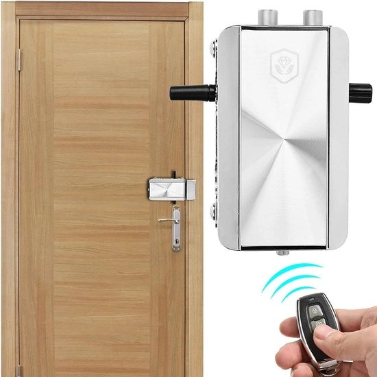 Controllo a distanza per serrature elettriche Intelligent Home - Serratura anti-furto meccanica - 4 dispositivi a distanza - Sicurezza domestica.