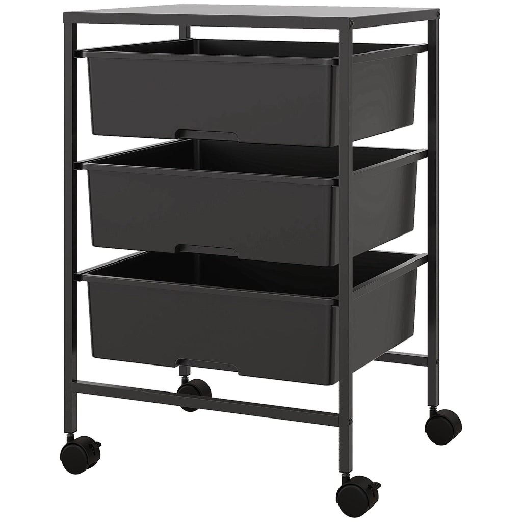 Carrello di servizio a 3 livelli ¨C Minimal ¨C acciaio