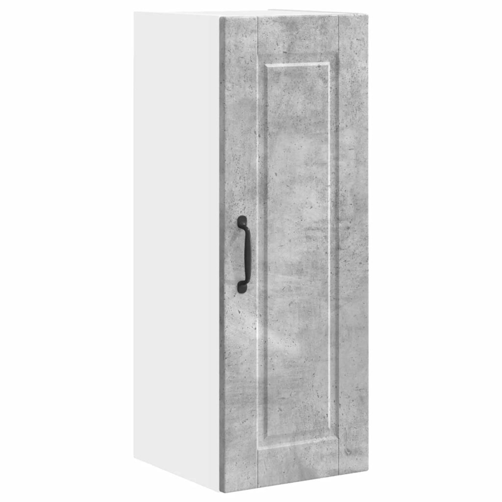 Mobile da cucina con lo scaffale-Armadio da cucina Grigio cemento 30 x 31 x 80 cm 362646