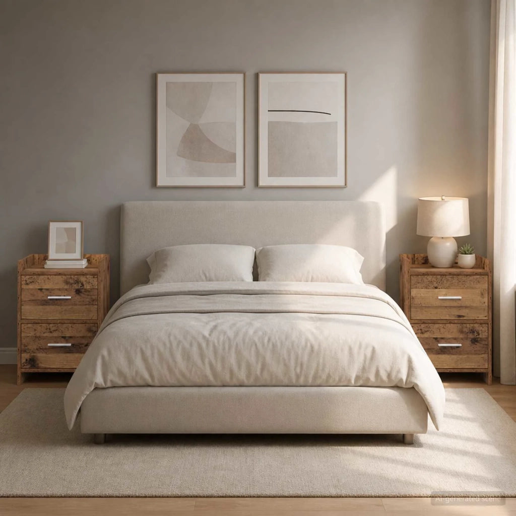 Comodini 2 pz Legno antico 40 x 30 x 60 cm Legno ingegnerizzato 8010976
