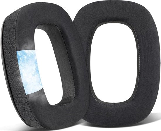 Orecchini di sostituzione per cuffie di ascolto - lato ghiaccio, schiuma isolante acustica, tessuto