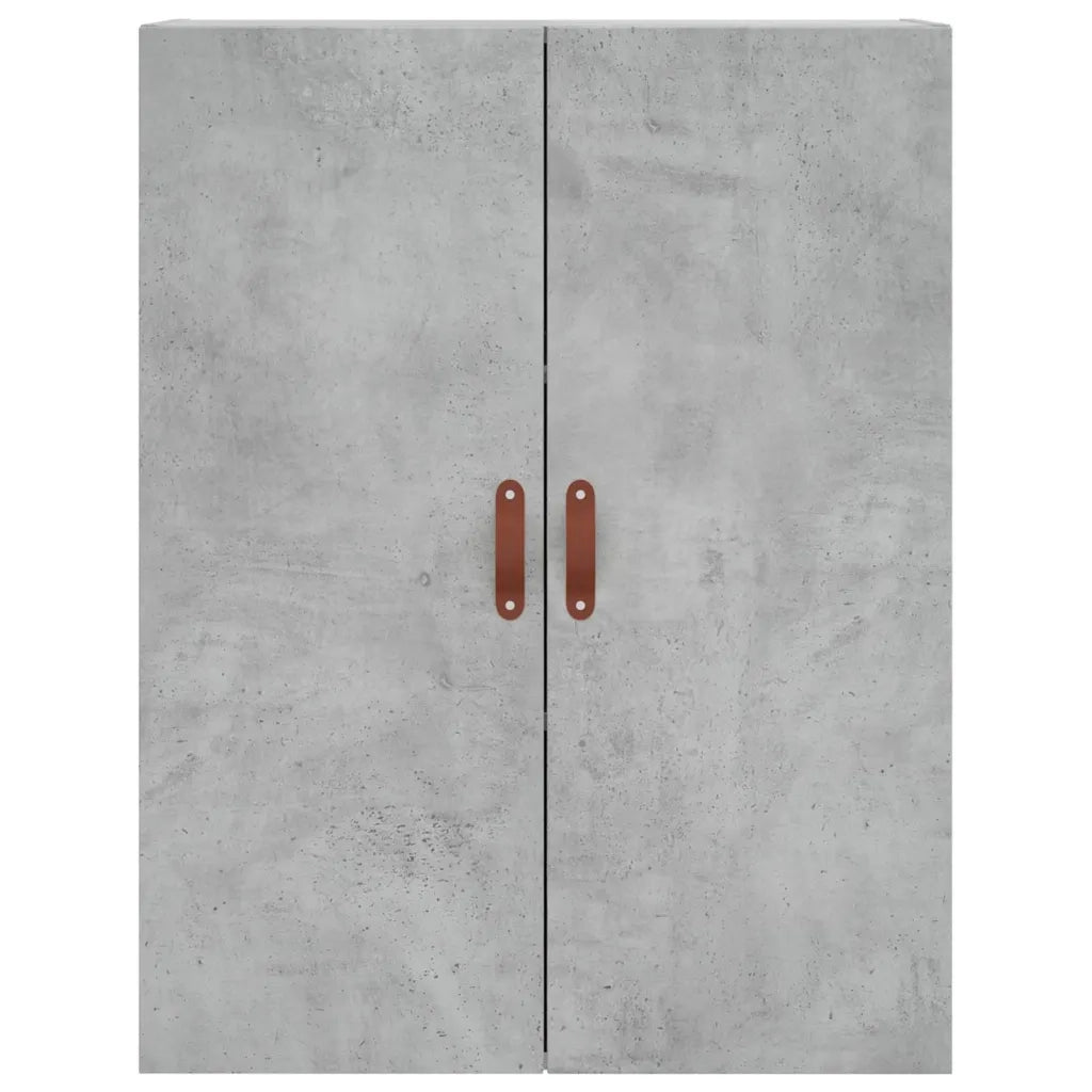 Armadietto a Muro | Mobile a Parete Grigio Cemento 69,5x34x90 cm