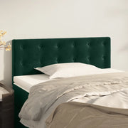 Testiera-Testata-Testiera Decorativa Verde scuro 90x5x78/88 cm in Velluto 173100