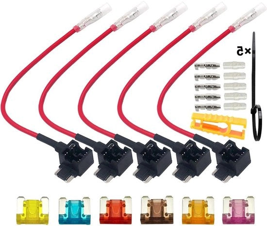 Freno di sicurezza basso profilo - 5 pezzi - con attacco cavo e contrappeso - 12V/24V ACN