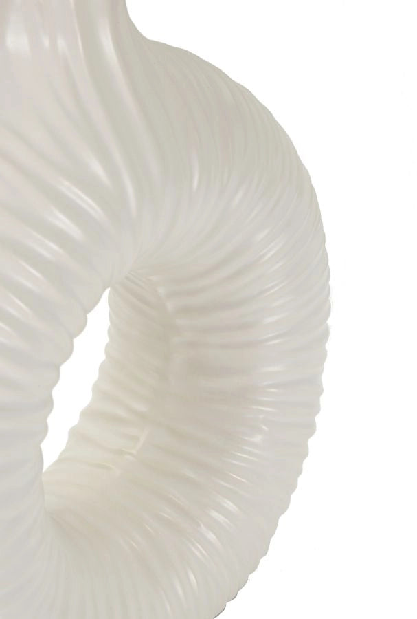 LAMPADA DA TAVOLO SETA BIANCA CM 28,5X15X43