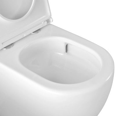 Wc filomuro con scarico a vortice e copriwc soft-close Tao