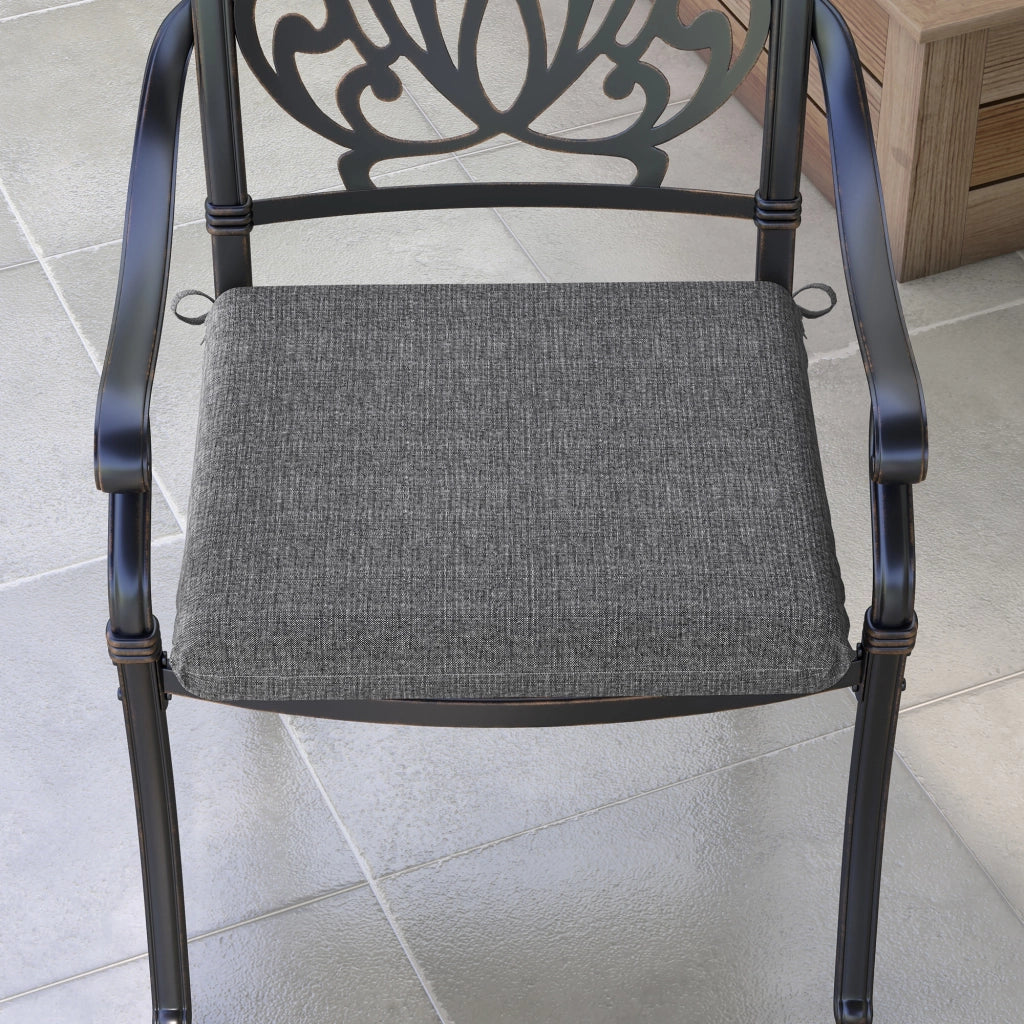 Set di 4 Cuscini per Sedie da Pranzo ¨C zephmum ¨C Grigio 47x47x7cm