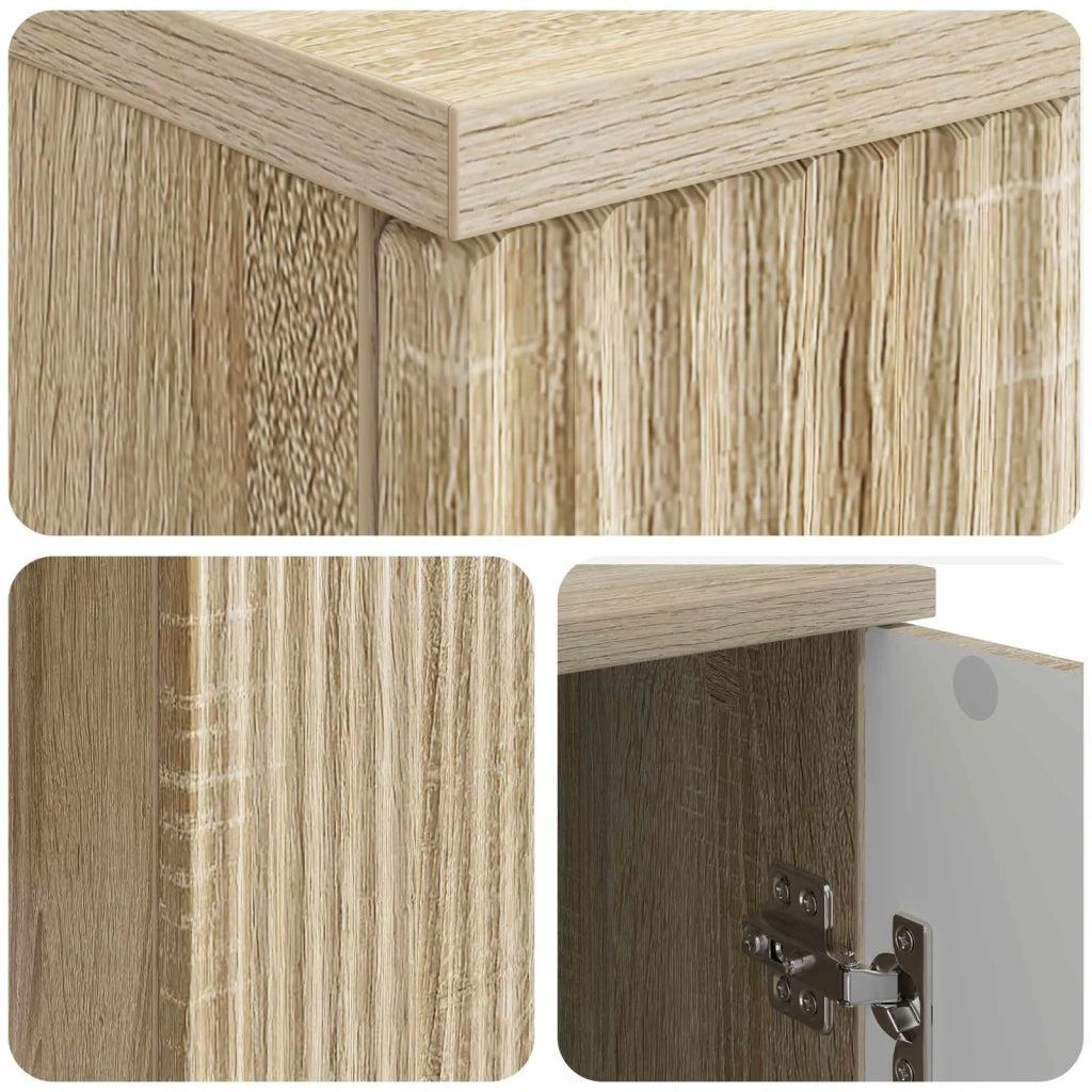 Scrivania | Tavolo da Ufficio Rovere Sonoma 142,5 x 50 x 75 cm Legno ingegnerizzato