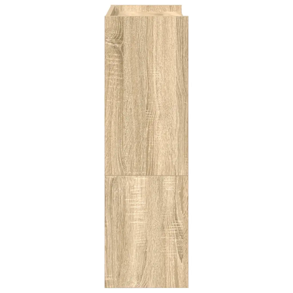 Scarpiera Rovere Sonoma 60x25x81 cm in Legno Multistrato 859880