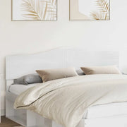 Testiera-Testata-Testiera Decorativa Bianco Lucido 200 cm Legno multistrato 760809